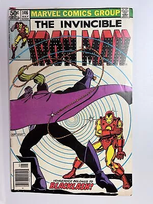 Buy Iron Man #146 (1981) 1st App. Blacklash In 7.0 Fine/Very Fine • 3.10£