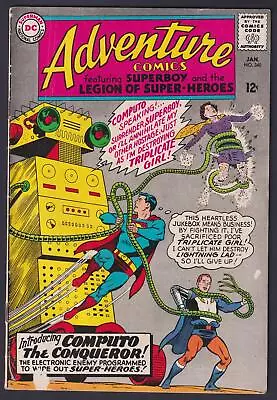 Buy Adventure Comics #340 3.5 VG- DC - Jan 1966 1st App Computo • 6.52£