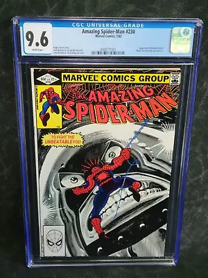 Buy Amazing Spider-Man #230 1982 CGC 9.6 Classic Juggernaut Spidey Cover • 100.96£