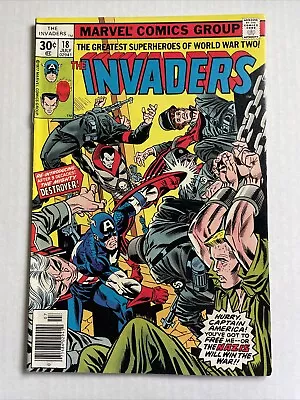 Buy Invaders #18 Marvel Comic 1977 Nazis Captain America • 3.88£