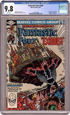 Buy Fantastic Four #240 CGC 9.8 1982 4431931009 • 116.49£