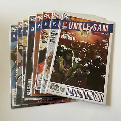 Buy Uncle Sam And Freedom Fighters 1 2 3 4 5 6 7 8 Lot Run Set 2006 Near Mint Nm Dc • 11.64£