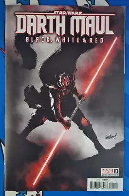 Buy Star Wars Darth Maul Black White & Red #3 Marvel PRH 2024 1:25  Variant • 19.41£