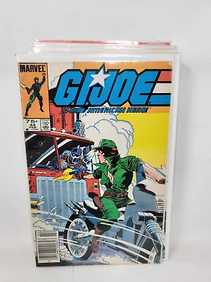 Buy G.I. JOE: A REAL AMERICAN HERO #44 1986 Marvel 3.0 Newsstand Mike Zeck Cover Art • 3.88£