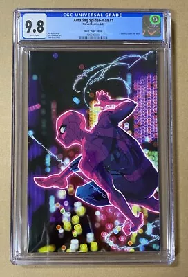 Buy Amazing Spider-Man #1 #895 CGC 9.8 Rose Besch 1:500 Virgin Marvel Comics 2022 • 252.40£