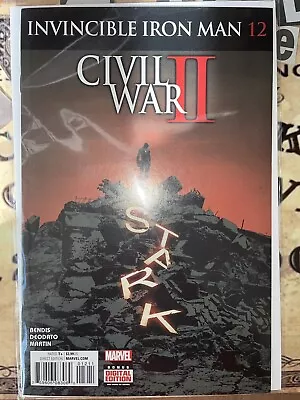 Buy Invincible Iron Man #12 Civil War II NM (2016) Marvel Comics • 3.42£