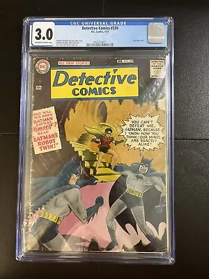 Buy Detective Comics #239 CGC 3.0 (1957, Early Silver Age) Batman, Martian Manhunter • 143.67£
