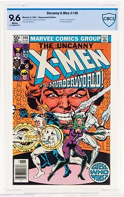 Buy Uncanny X-Men #146 NEWSSTAND! (1981) CBCS 9.6 White Pages John Byrne 🔥cgc • 42.71£