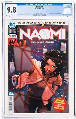 Buy 🔥Naomi 1 CGC 9.8 DC First Print 1st Appearance Of Naomi McDuffie Aka Powerhouse • 45.82£