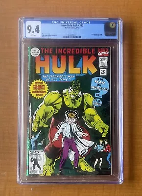 Buy Incredible Hulk #393 CGC 9.4 Marvel Comics 5/92 • 33£