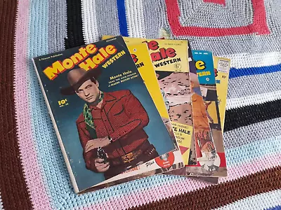 Buy 7 Monte Hale Western Cowboy Comics 1940/50's As Per Schedule Fawcett Box 177 • 9.99£