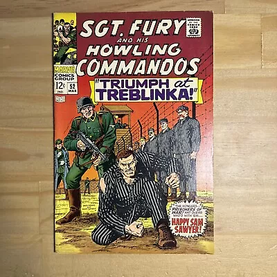 Buy SGT Fury And His Howling Commandos #52 - Triumph At Treblinka! 1968 • 10.09£