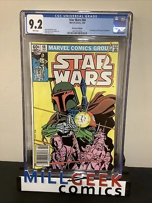 Buy Star Wars #68 (1983) CGC Graded 9.2 (NM-) Newsstand, 1st Planet Mandalore, JG • 194.14£