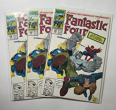 Buy Marvel FANTASTIC FOUR (1990) #348 Art ADAMS Cover GHOST RIDER VF/NM X3 Copys • 20.96£