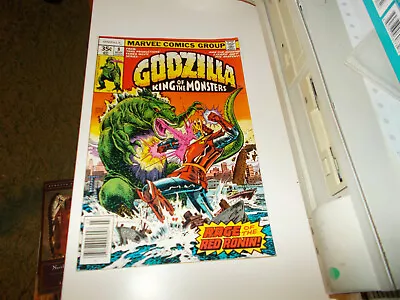 Buy Godzilla King Of The Monsters #8 - Marvel 1978 35c Moench 3rd App Red Ronin VFN • 15.99£