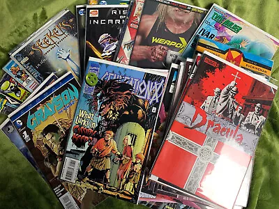 Buy Lot Of Random/Mystery Marvel, DC And Indy Comics - 10 Assorted Comics • 6.17£