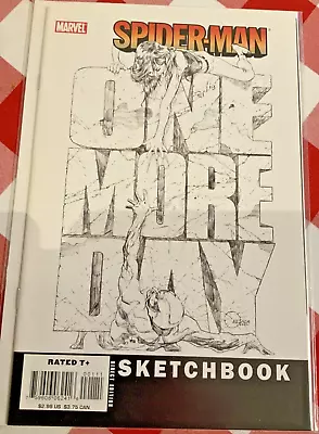 Buy Spiderman One Shot Nm # 1  Key Issue One More Day Sketchbook 2007 • 2.99£