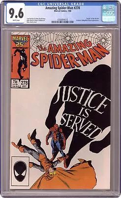 Buy Amazing Spider-Man #278D CGC 9.6 1986 4356894010 • 56.69£