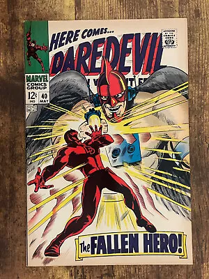 Buy Daredevil #40 - STUNNING NEAR MINT 9.2 NM - Marvel 1968 • 10.48£