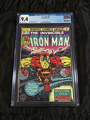Buy Marvel Comics 1975 Iron Man #80 CGC 9.4 Near Mint Jack Kirby Cover! • 97.08£