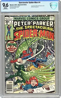 Buy Spectacular Spider-Man Peter Parker #4 CBCS 9.6 Newsstand 1977 22-1657F1A-071 • 97.08£