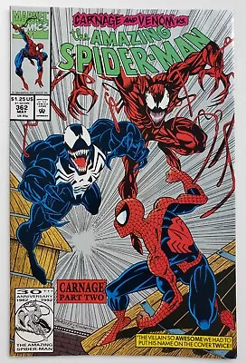 Buy Amazing Spider-Man #362 2nd App Carnage 2nd Print Mark Bagley Marvel Comics MCU • 19.45£