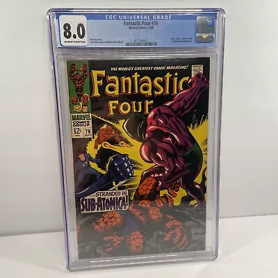 Buy FANTASTIC FOUR 76 CGC 8.0 VF Marvel • 147.56£
