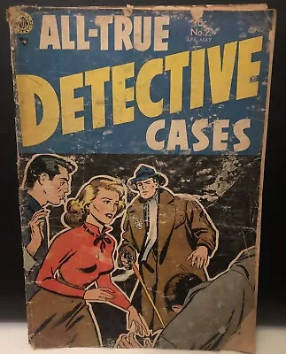 Buy All True Detective Cases #2 Comic 1954 1.5 Golden Age Comics Cover Detached • 22.76£