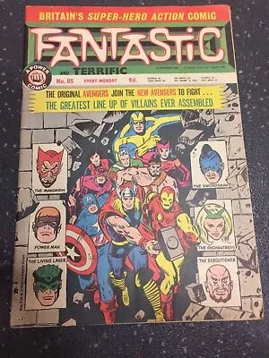 Buy FANTASTIC Comic No: 85 Vintage & Retro 28 September 1968 The Avengers • 4.99£