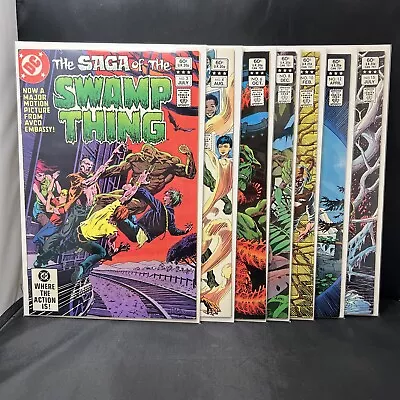 Buy Saga Of The Swamp Thing 1982 #’s 3 4 6 8 10 12 & 15. DC Comics (A37)(1) • 19.41£