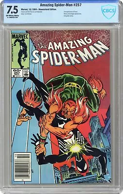 Buy Amazing Spider-Man #257D CBCS 7.5 Newsstand 1984 21-3B8C92F-004 • 26.40£