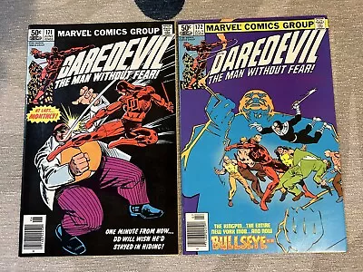 Buy DAREDEVIL #171 & 172 NM- 1981 1st DAREDEVIL KINGPIN Frank MILLER Disney+ MCU • 37.28£