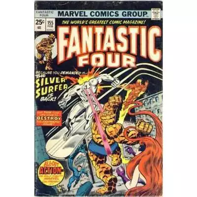 Buy Fantastic Four #155  - 1961 Series Marvel Comics VF Minus [n~ • 25.32£