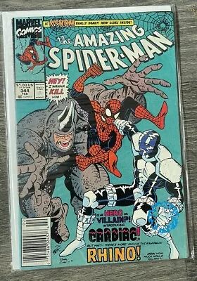 Buy AMAZING SPIDER-MAN #344  1st Appearance Of Cletus Kasady • 13£