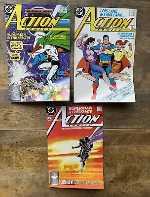Buy Action Comics 596 597 598 (DC, 1988) SUPERMAN • John Byrne • Combine Shipping • 5.43£