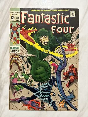 Buy Fantastic Four #83 (1969) FN+ 2nd Franklin Richards Jack Kirby Stan Lee • 13.94£