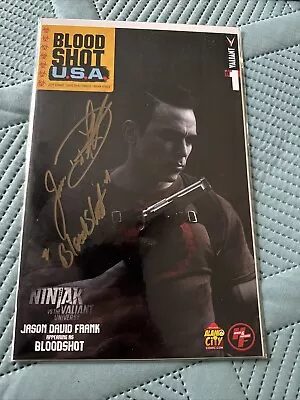 Buy Valiant Bloodshot U.S.A. #1 Jason David Frank Signed Retail Exclusive Variant • 38.83£