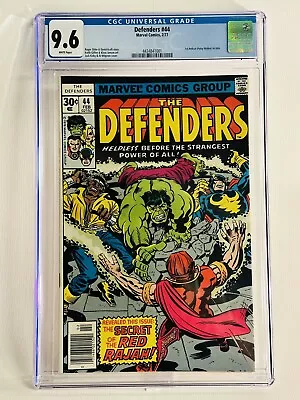 Buy DEFENDERS 44 CGC 9.6 WP 1st HELLCAT PATSY WALKER Marvel Comics BRONZE AGE 1977 • 100.95£