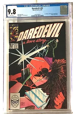 Buy Daredevil #255 CGC 9.8 NM/MT Key 1st Typhoid Mary Meeting 1988 Marvel Comics • 179.40£