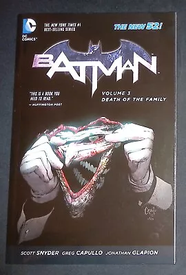 Buy Batman Vol.3 Death Of The Family DC Comics Graphic Novel Scott Snyder • 9.99£