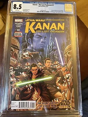 Buy Kanan The Last Padawan #1 Marvel 2015) CGC 8.5 Star Wars 1st Full Ezra & Sabine • 40£