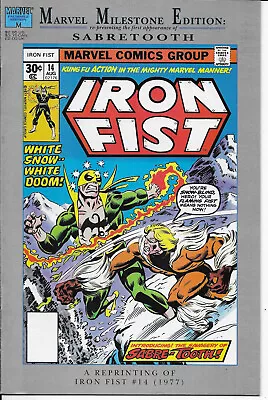 Buy Marvel Milestone Edition Iron Fist #14 1st Appearance Sabretooth Byrne Claremont • 5.44£