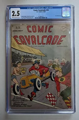 Buy Comic Cavalcade 26 DC 1948 Flash, Green Lantern, Wonder Woman, Scarce  • 291.23£