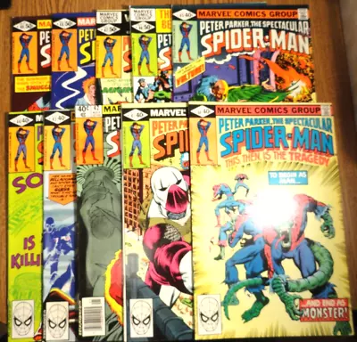 Buy Peter Parker Spectacular Spider-man #40,41,42,43,44,45,46,47,48,49 Lot Marvel • 62.09£