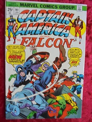 Buy Captain America #181 Bronze Age Marvel Comics 1st New Cap! • 11.18£