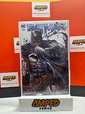 Buy Batman #126 Battle Damage Tyler Kirkham Signed! WITH COA! • 77.65£