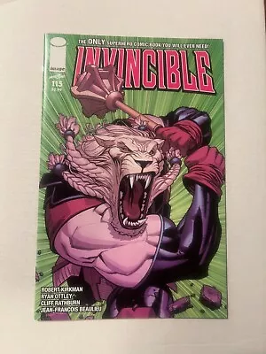 Buy Invincible #115 Ryan Ottley Battle Beast Cover Art Low Print Image Comics 2014 • 116.49£