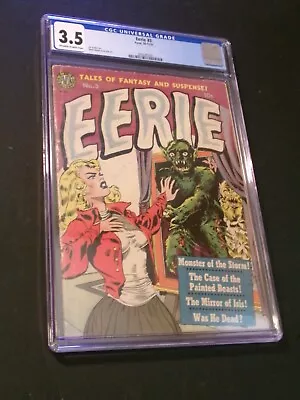 Buy EERIE #3 CGC 3.5 OW/White PAGES   PRE CODE HORROR AVON COMICS 1951- Wood C/A • 441.89£