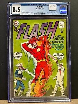 Buy Flash #140  Cgc  8.5   OW To White Pages   Origin/1st Appearance Heat Wave • 213.56£