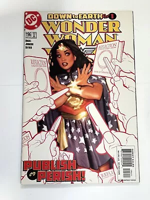 Buy WONDER WOMAN #196 NEAR MINT 2003 DC COMICS B-364 • 6.88£